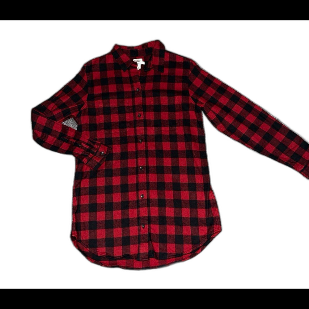 LL Bean Scotch Plaid Flannel Shirt Relaxed Fit Size Small
